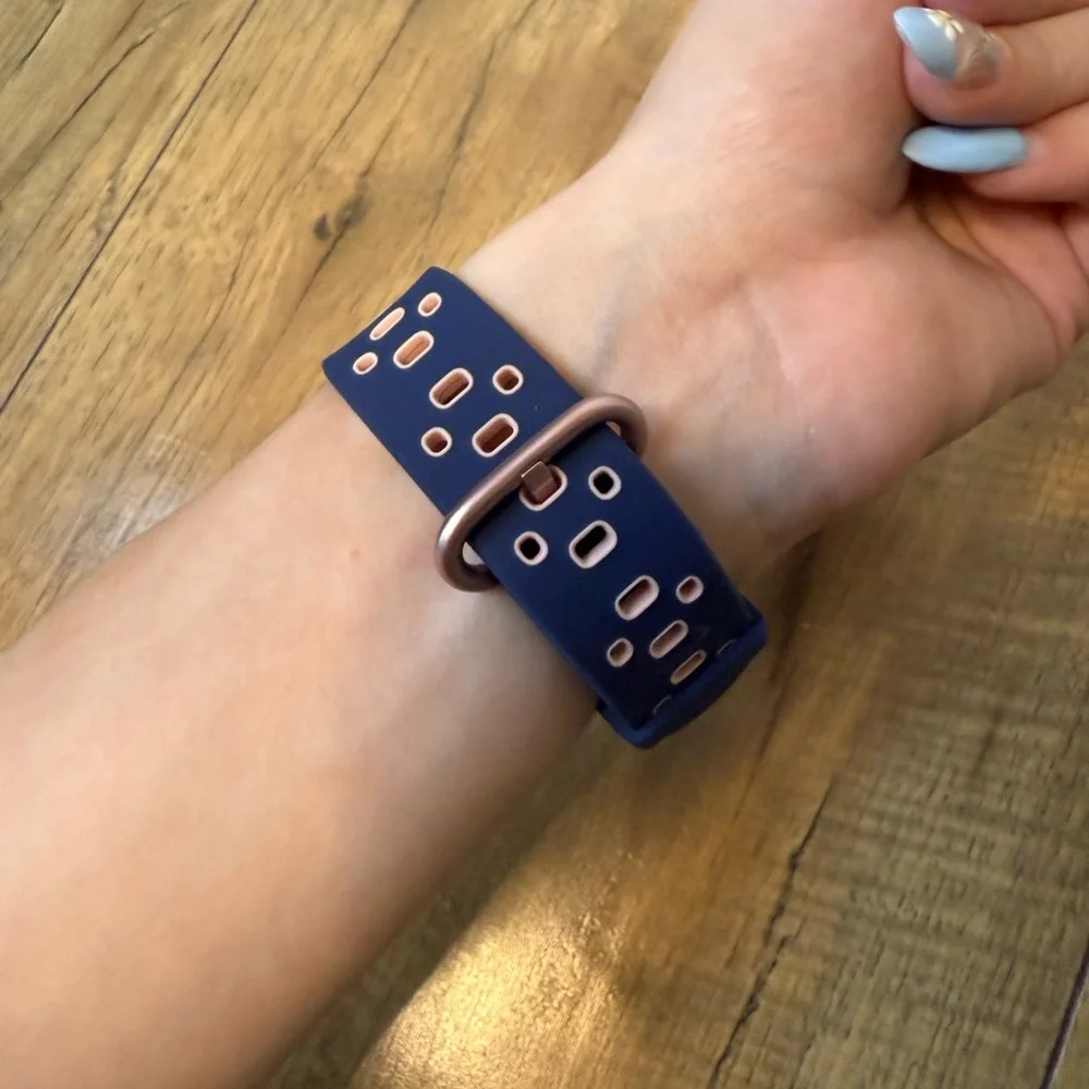 Navy Blue Smartwatch Band and Case